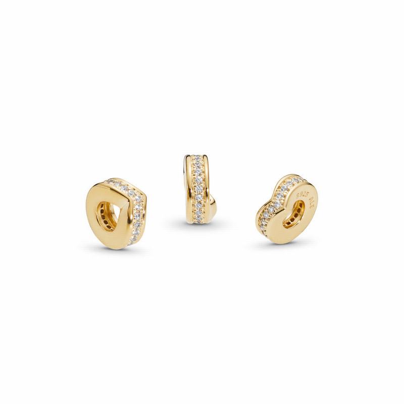 Pandora Australia Shine™ Shimmering Wish Spacer Charm - 18ct Gold Plated | IQSDJO253